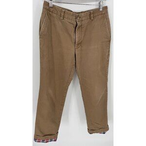 Vineyard Vines Mens Vintage Flannel Lined Slim Fit Breaker Pants